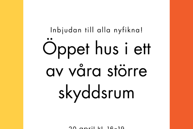 Öppet hus skyddsrum