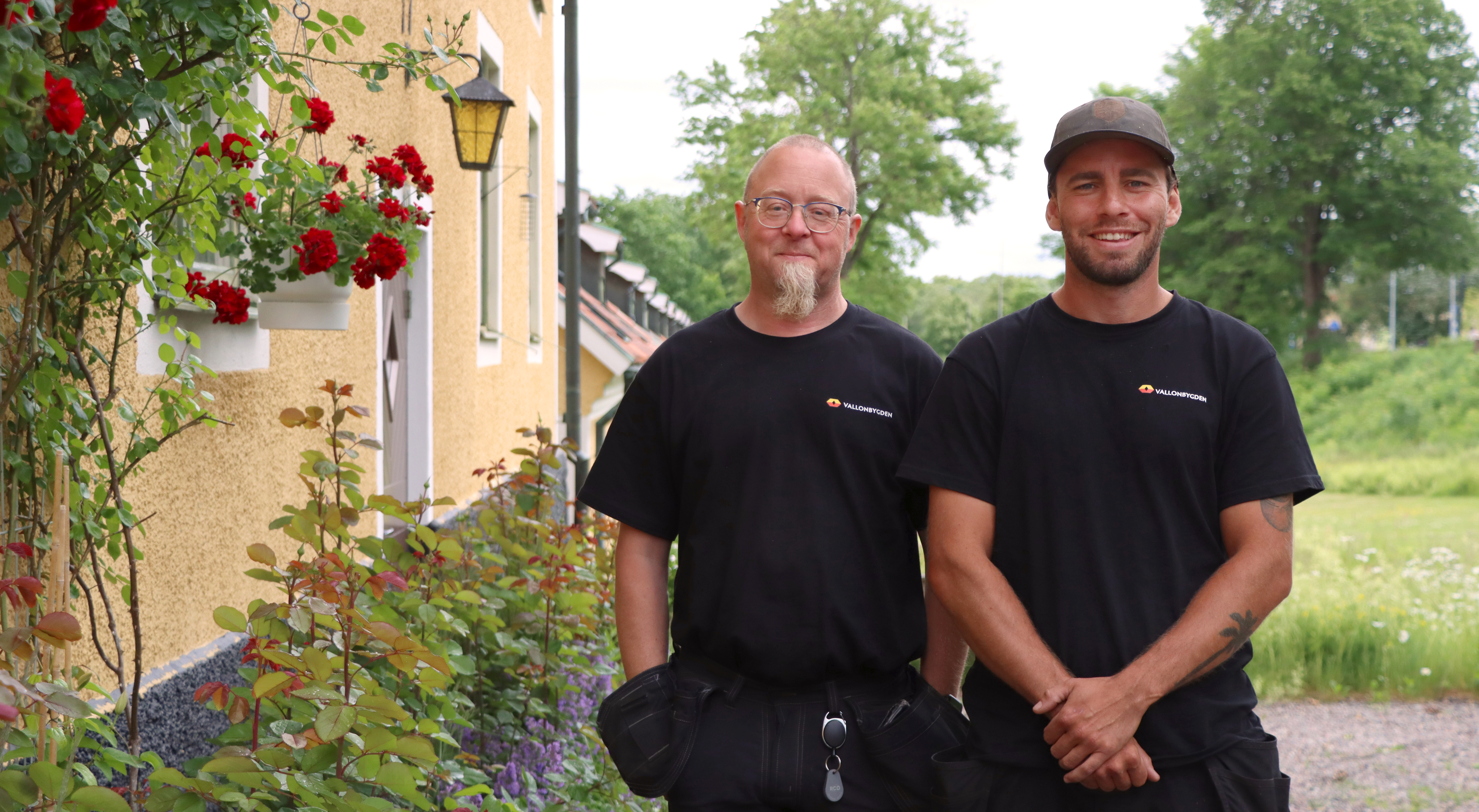 Vallonbygdens personal Mattias och Pontus